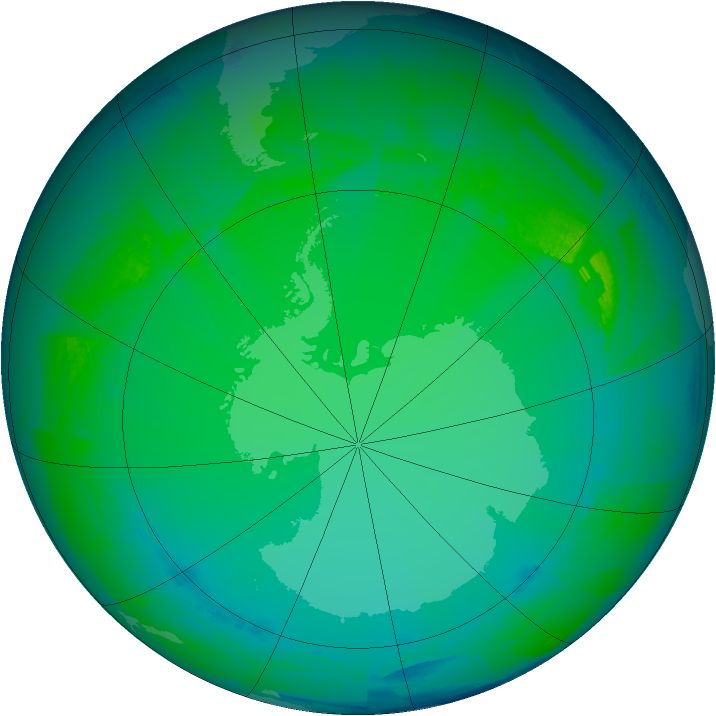 Ozone Map 2009-07-05